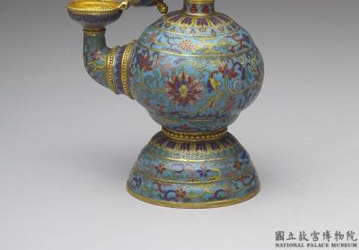 图片[3]-Cloisonne Bumpa vase, produced by imperial workshop, Qianlong reign (1736-1795), Qing dynasty-China Archive